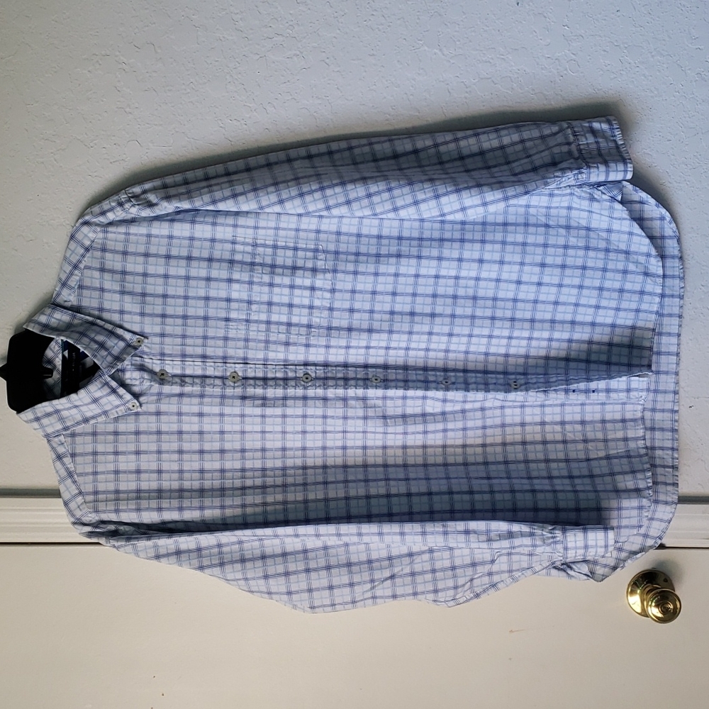 TOMMY HILFIGER. 80'S TWO PLY COTTON SHIRT.